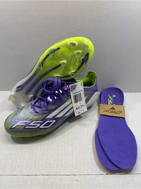 Adidas Men's Adizero F50 Elite FG Soccer Cleats Blaze Pack |JH7615| Men’s Sz 6.5